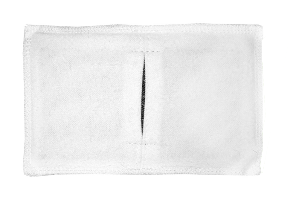 Электрод токопроводящий терапевтический с токораспределительным элементом из углеродной ткани многоразовый фланелевый 120x170 мм. Цена за 1 шт.