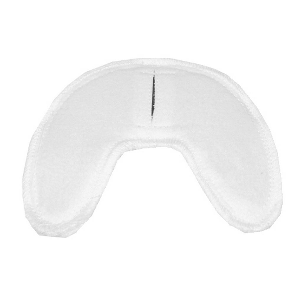 Электрод токопроводящий терапевтический с токораспределительным элементом из углеродной ткани многоразовый фланелевый двухлопастной "Заушный" 110x130 мм. Цена за 1 шт.