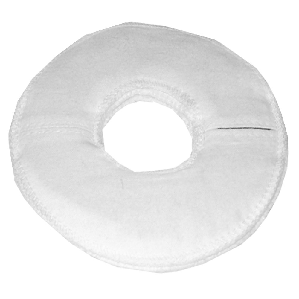 Электрод токопроводящий терапевтический с токораспределительным элементом из углеродной ткани многоразовый фланелевый "Грудной" для молочных желез. Диаметр 16/5 см. Цена за 1 шт.