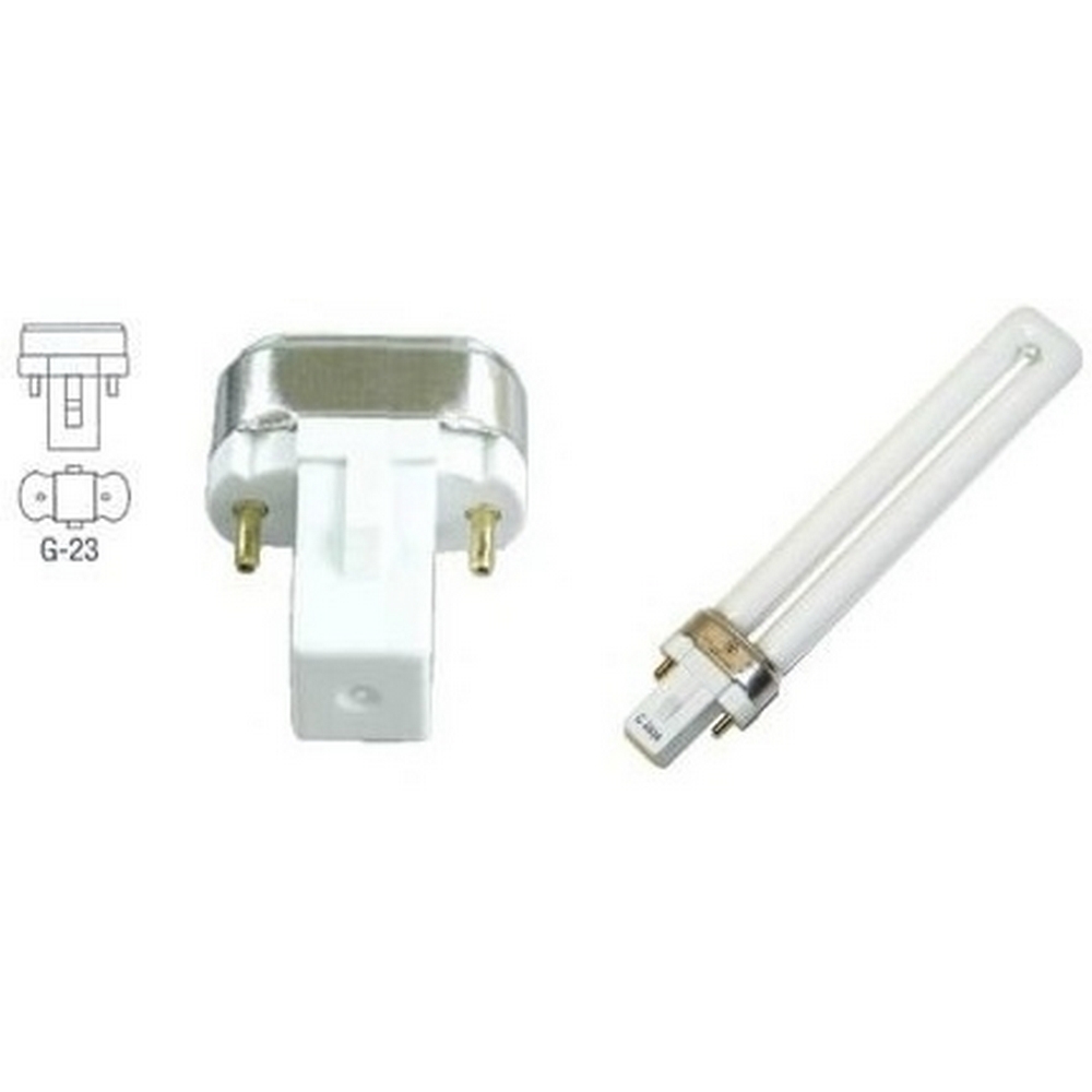 Лампа ультрафиолетовая UVB 311 нм PHILIPS PL-S 9W/01/2P 1CT/6X10BOX, G23 (2 штыря) фототерапия