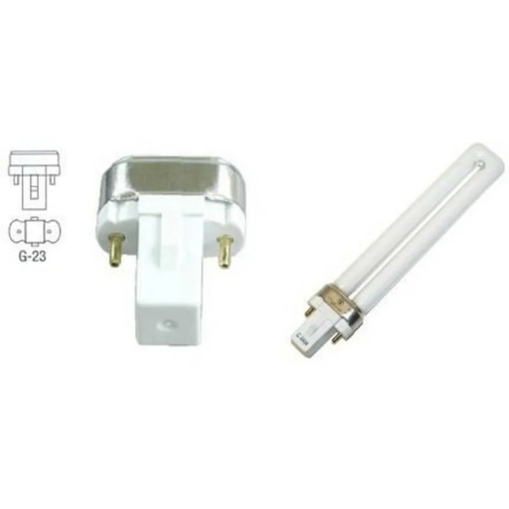 Лампа ультрафиолетовая UVB 311 нм PHILIPS PL-S 9W/01/2P 1CT/6X10BOX, G23 (2 штыря) фототерапия