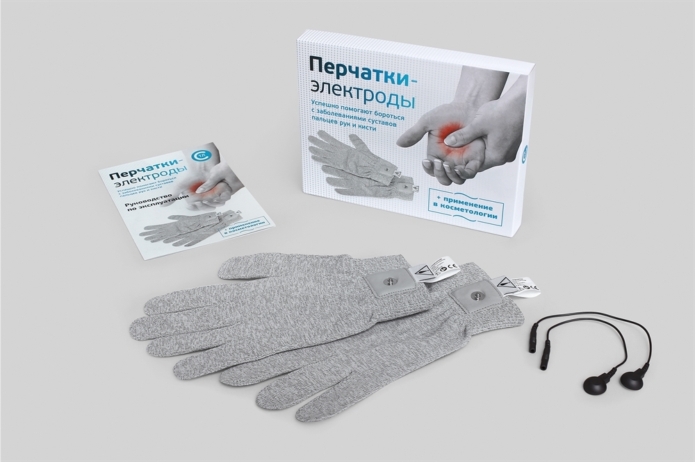Электрод перчатки для ЭМС и ЧЭНС