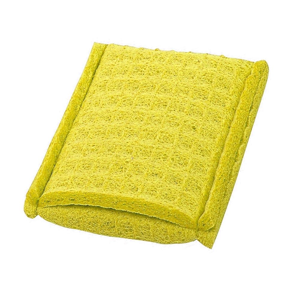 Губковое покрытие под электрод многоразовое токопроводящее из вискозы 125x105 мм.