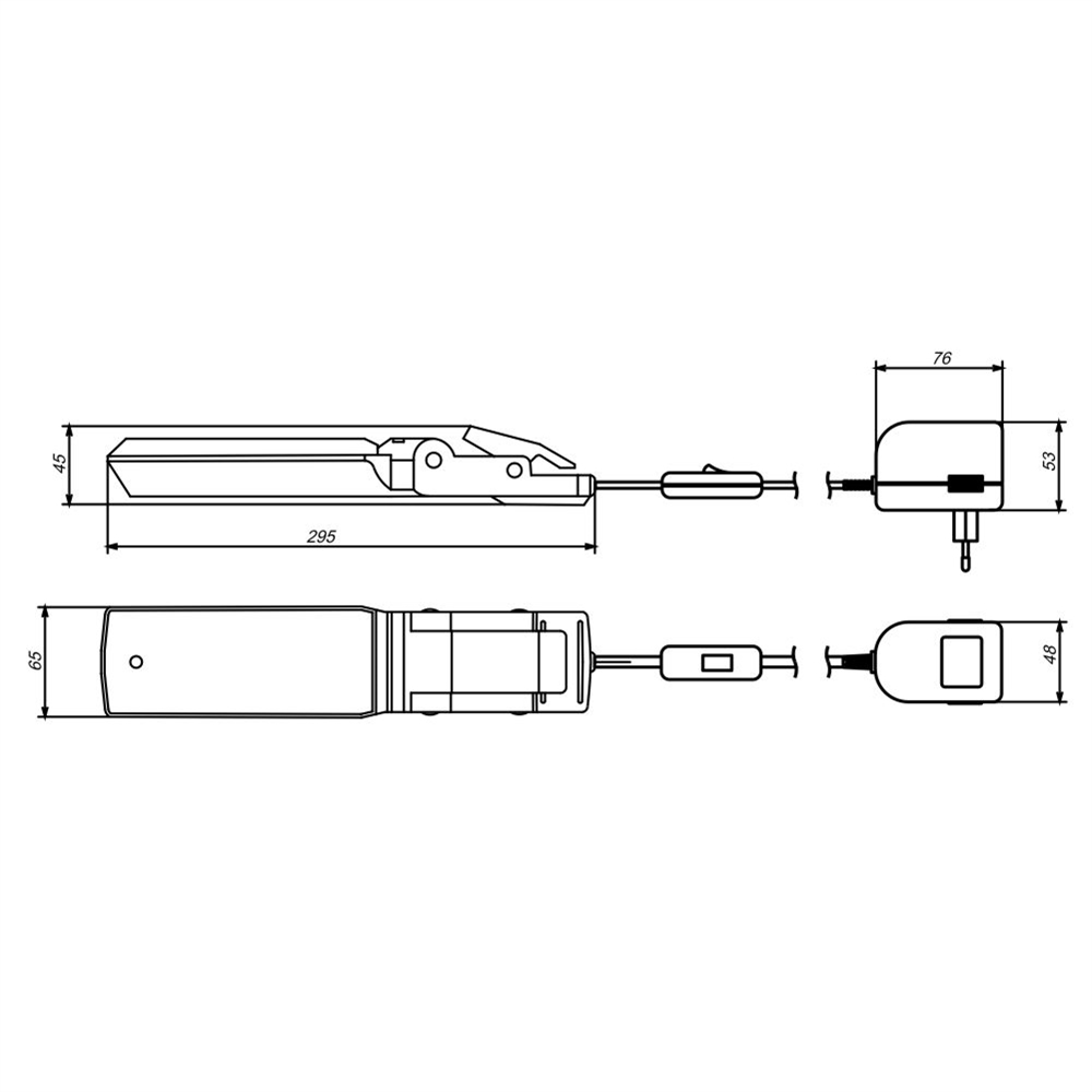 Альфа светильник переносной 9Вт цоколь G23