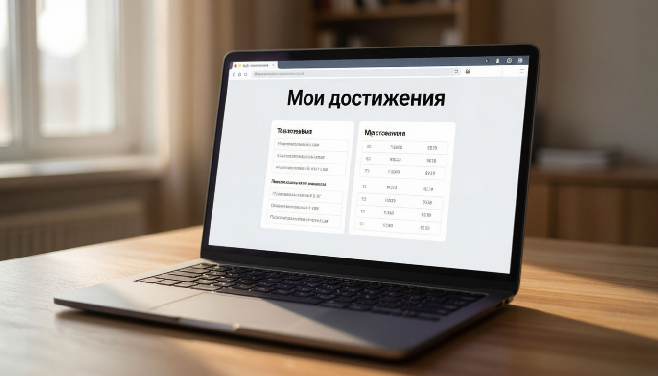 Начал работать онлайн-сервис «Мои достижения»