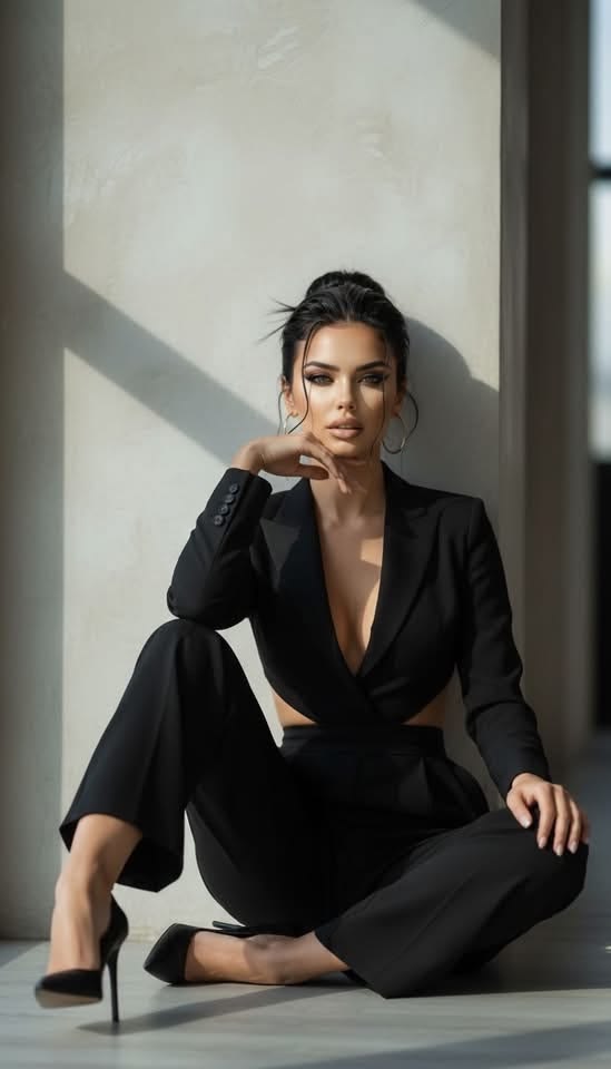 Pin by Amélie on Mihaela Comandatu (creator) in 2026 | Fashion photoshoot, Boss lady outfit, Confident woman