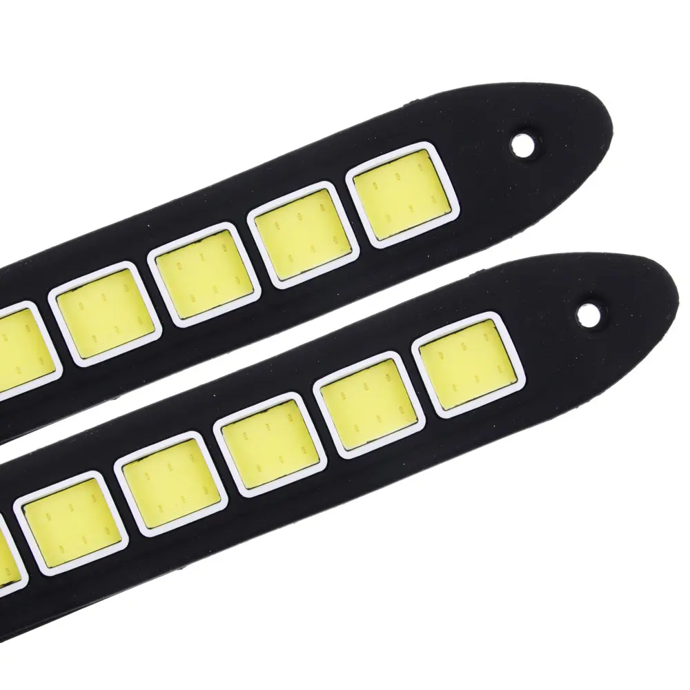 ЕРМАК Дневные ходовые огни, LED 36шт, гибкий резин. корп., 180мм, 12V, белый, 2шт. - #2