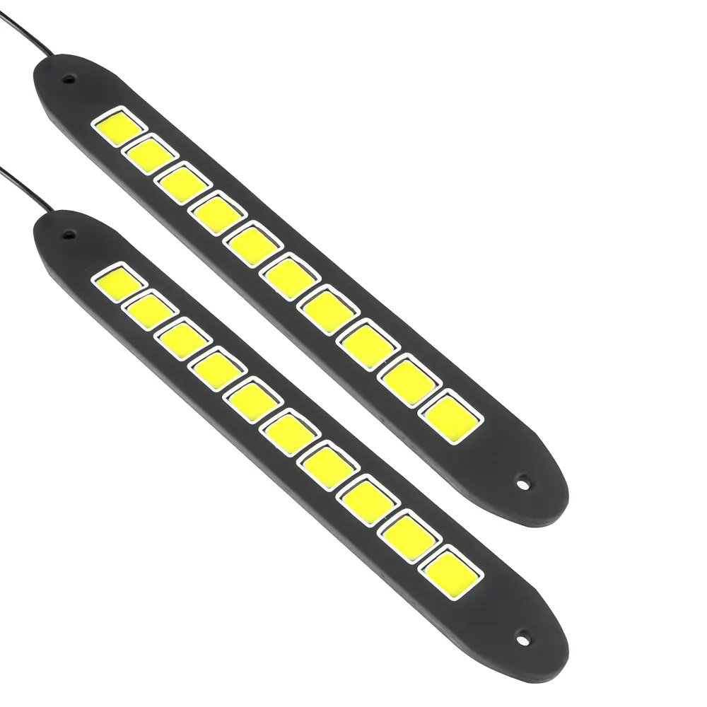 ЕРМАК Дневные ходовые огни, LED 40шт, гибкий резин. корп., 260мм, 12V, белый, 2шт. - #2