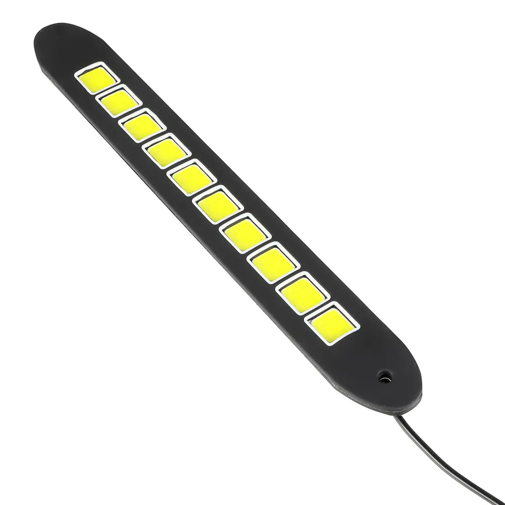 ЕРМАК Дневные ходовые огни, LED 40шт, гибкий резин. корп., 260мм, 12V, белый, 2шт. - #4
