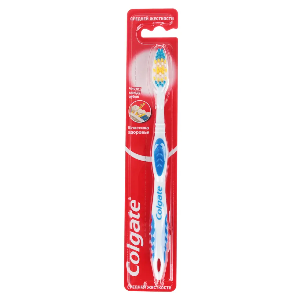 Зубная щетка COLGATE Классика здоровья, средняя, 1 шт - #1