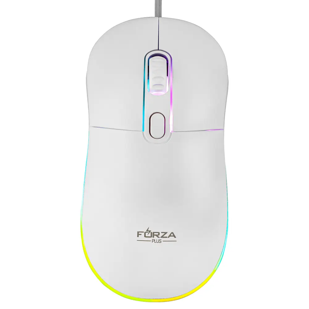 Компьютерная мышь проводная FORZA Lumy, 800/1200/1600/2400 DPI, подсветка - #1