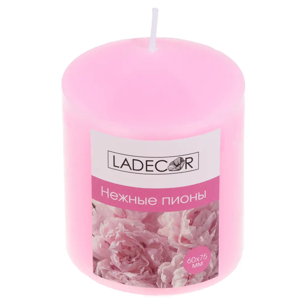 Свеча столбик ароматическая тм LADECOR 6x7,5 см, парафин, парафин, 4 цвета - #3