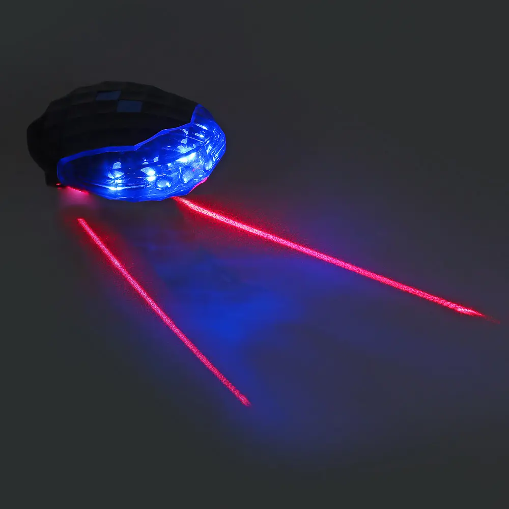 SILAPRO Фонарь велосипедный 8х8см, 5LED, 7 реж., 2хААА; 2 диода 2 реж., пластик - #1
