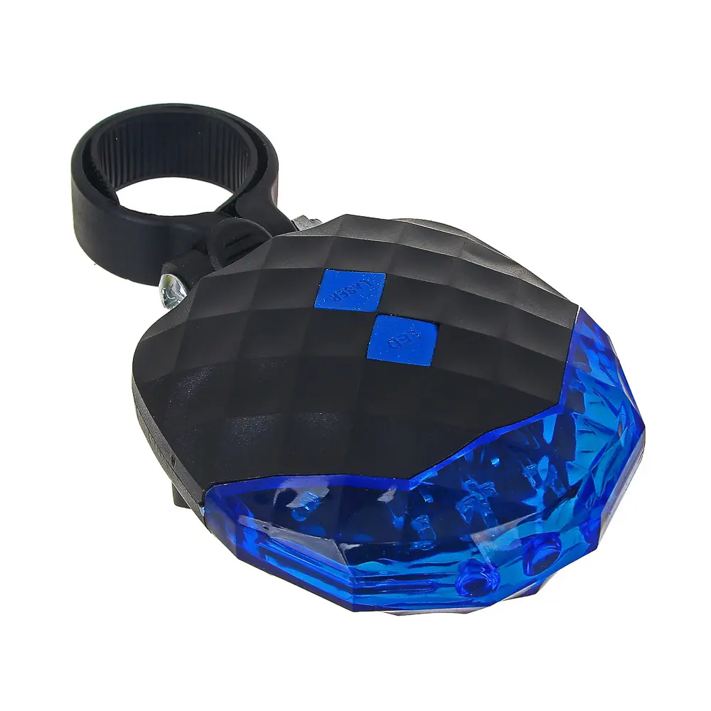 SILAPRO Фонарь велосипедный 8х8см, 5LED, 7 реж., 2хААА; 2 диода 2 реж., пластик - #6