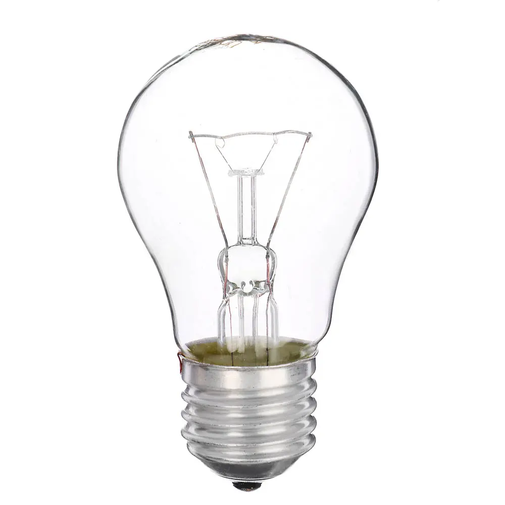 Лампа накаливания с прозрачной колбой Camelion, 95/A/CL/E27/G, ЛОН, ГОФРА, Б230-95-6 - #1