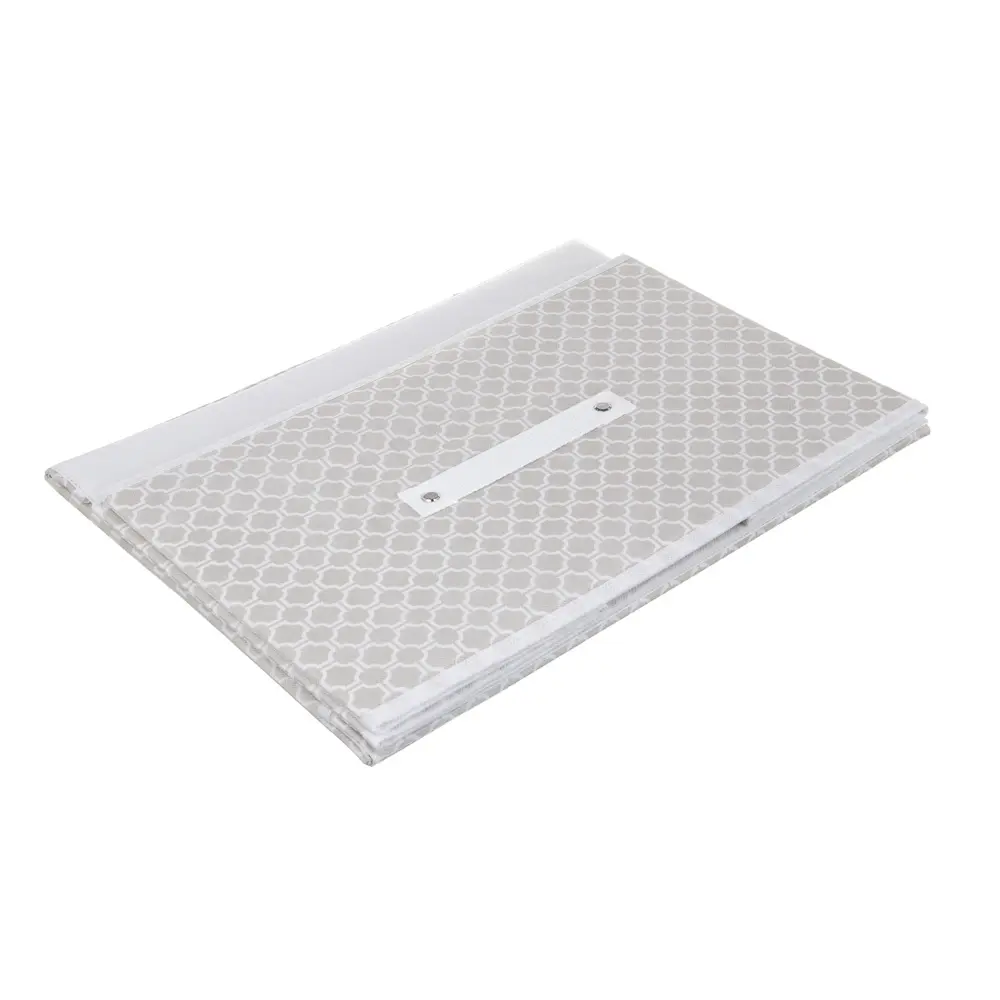 Кофр для хранения с крышкой тм VETTA Орнами, 40x30x25см, полипропилен, цвет бежевый - #10