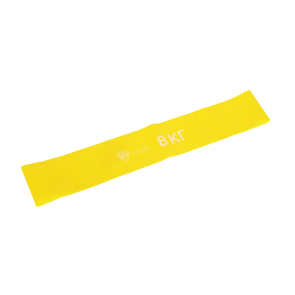 Фитнес-резинка тм BY SPORT, 8кг, 30х5х0,03см, латекс - #2