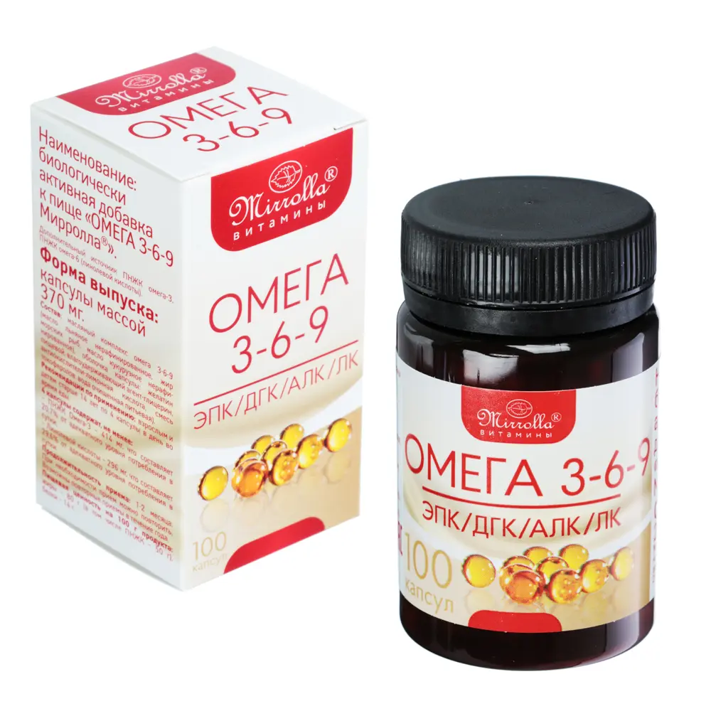 БАД "ОМЕГА 3-6-9" Мирролла, 100капс - #1