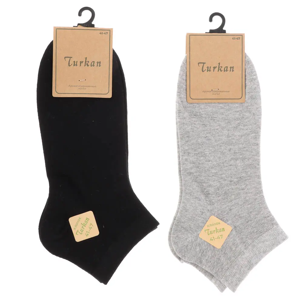 Носки мужские короткие, тм TURKAN, р. 41-47, 90% хл.,8% полиамид, 2% лайкра, цвета в асс-те, BX9031Р - #6