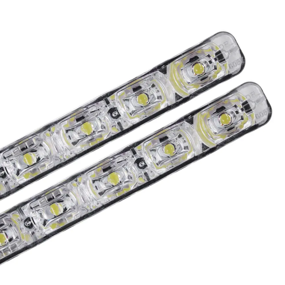 ЕРМАК Дневные ходовые огни, LED 6шт., пласт. корп., 155мм, 12V, белый, 2шт. - #2