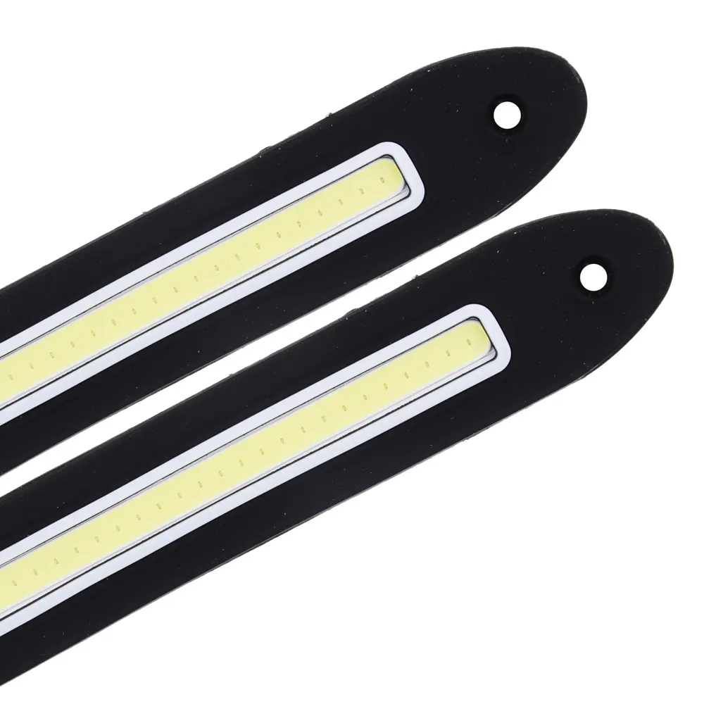 ЕРМАК Дневные ходовые огни, LED 80шт, гибкий резин. корп., 255мм, 12V, белый, 2шт - #3