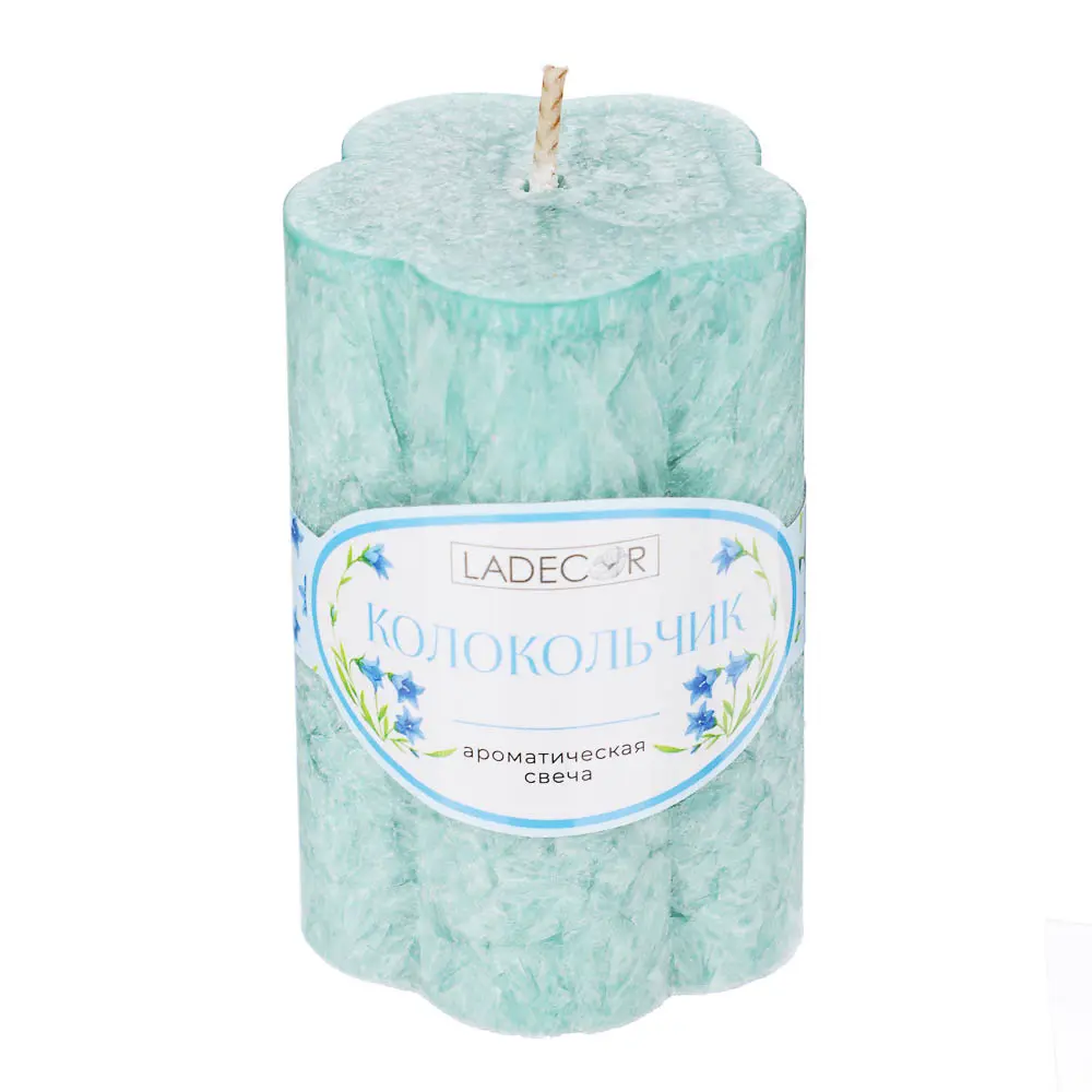 LADECOR Свеча столбик в форме цветка, парафин, 5x7,5 см, 6 цветов - #4