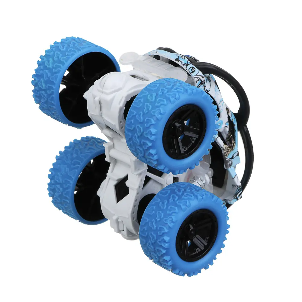 ИГРОЛЕНД Машинка инерционная "Монстр трак", свет, 3хLR44, ABS, 9х7,5х9 см, 4 дизайна - #6