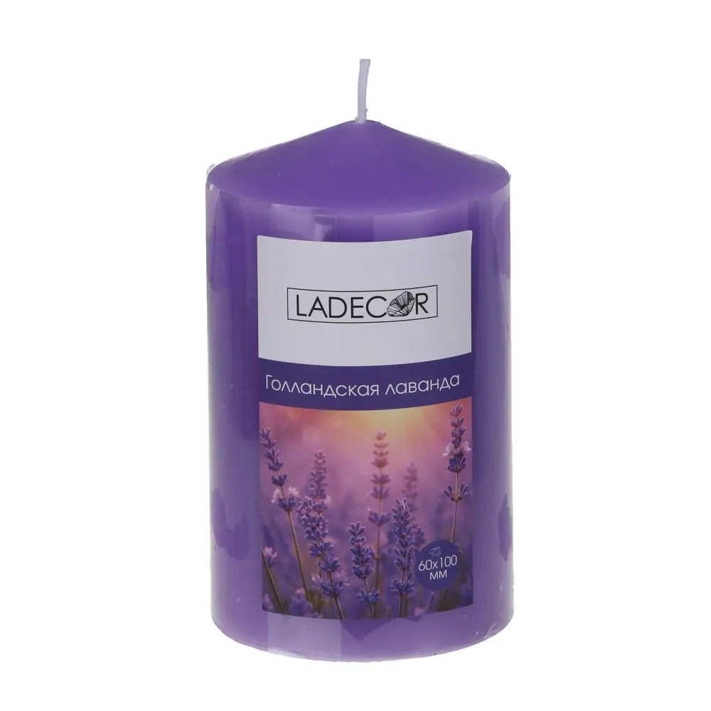 Свеча столбик ароматическая тм LADECOR 6x10 см, парафин, 4 цвета - #2