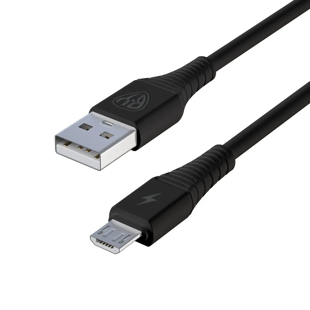 Кабель для зарядки USB(A)-microUSB BY Классик, 1м, 3A, черный - #4