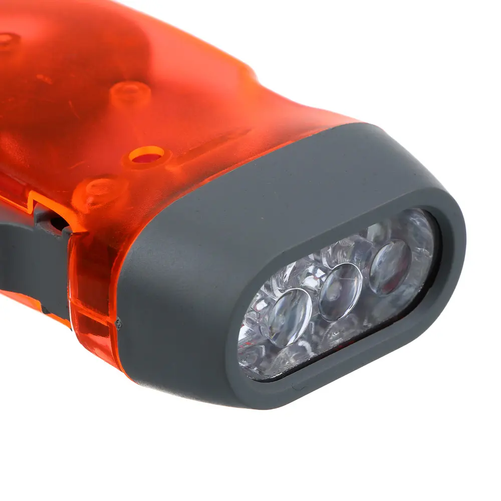 Фонарик динамический тм ЕРМАК, 3 LED, пластик, 50х100х30 мм - #2