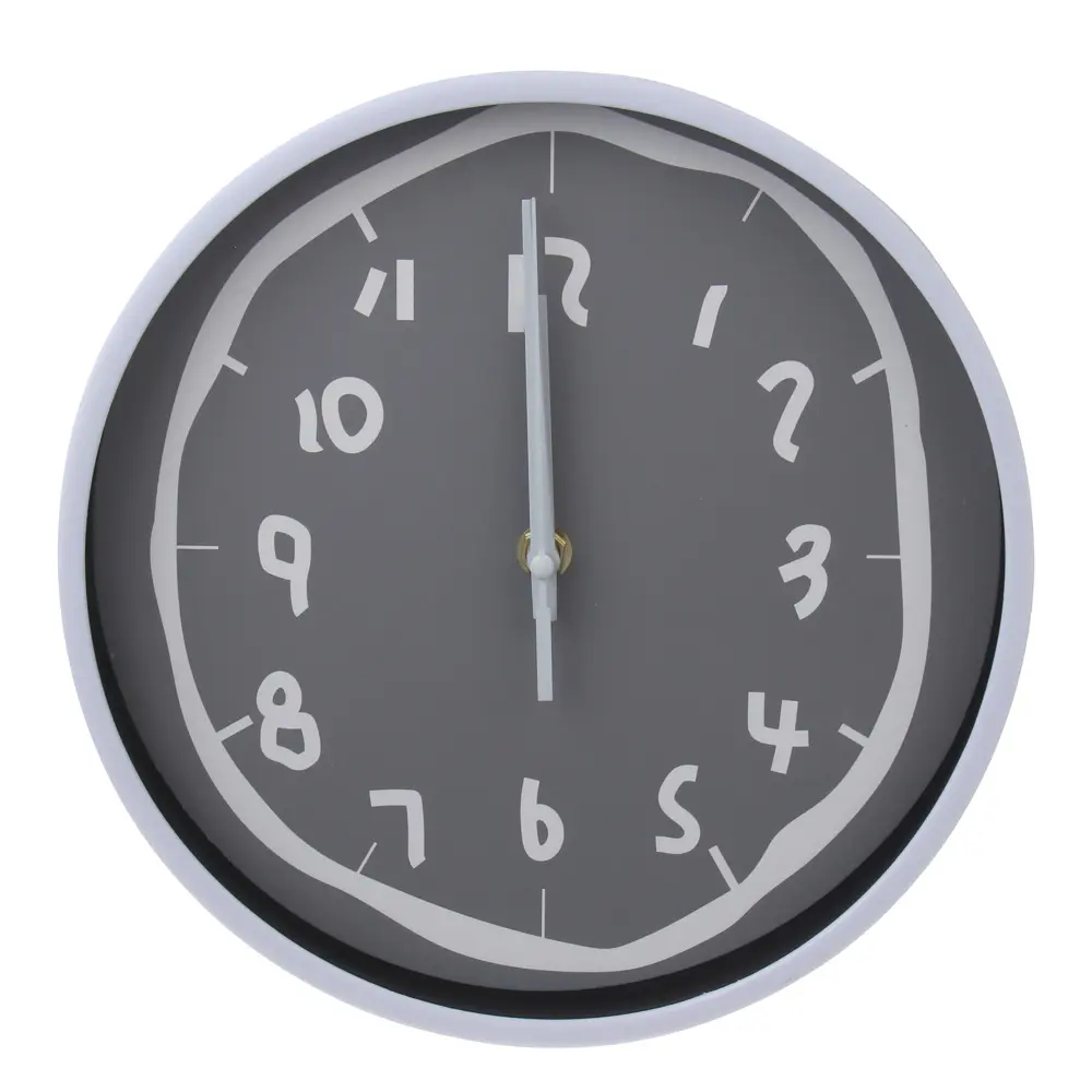 Часы настенные тм LADECOR CHRONO круглые, 24x24x4 см, пластик, стекло, 1хАА, арт.1 - #1