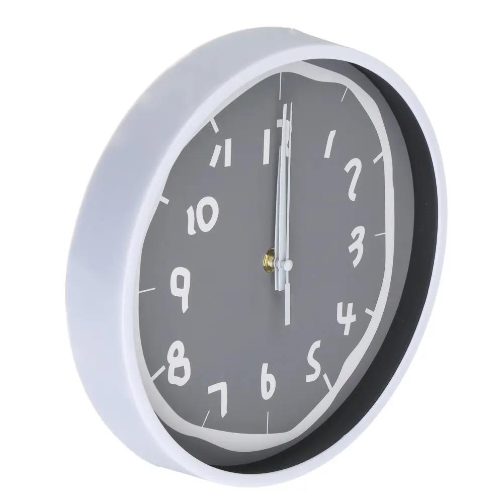 Часы настенные тм LADECOR CHRONO круглые, 24x24x4 см, пластик, стекло, 1хАА, арт.1 - #2