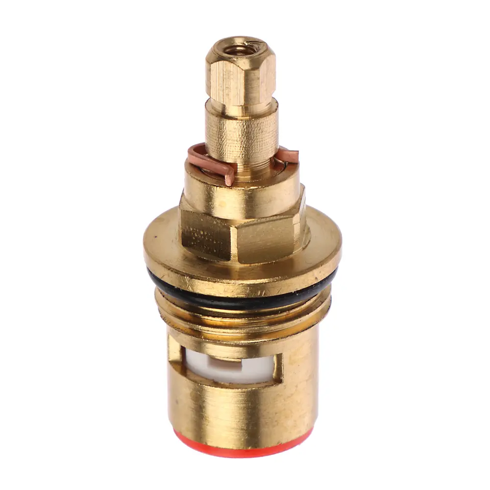 Кран-букса для смесителя 1/2", квадрат, шток 7х7мм, 90°, металлокерамика, 575-001 - #1