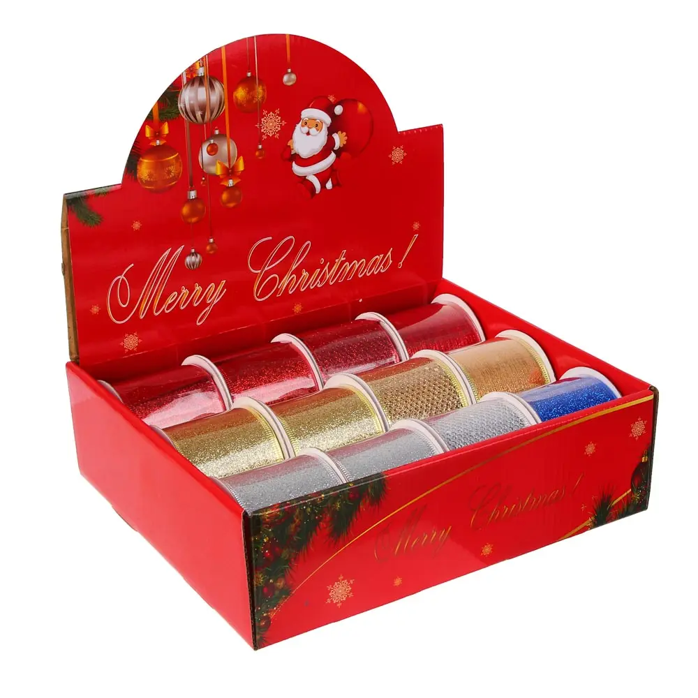 Лента, 6,3 см x 2,7 м, полиэстер, арт.1, микс 12 шт. - #5