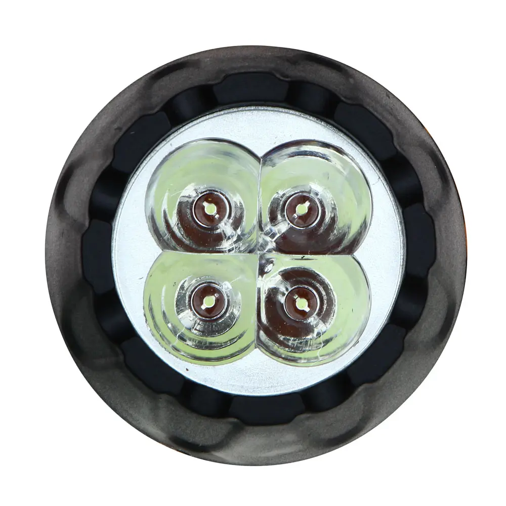 Фонарь ручной тм ЕРМАК, аккумуляторный, 4 ярк. LED, вилка 220В, пластик, 13x5,3 см - #6