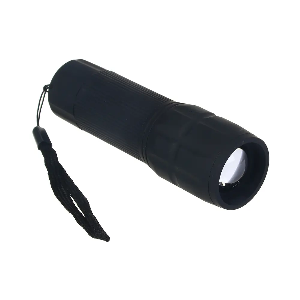 ЕРМАК Фонарь с фокусировкой 0,75 Вт LED, 3xAAA, резинопластик, 11,5х3 см - #1