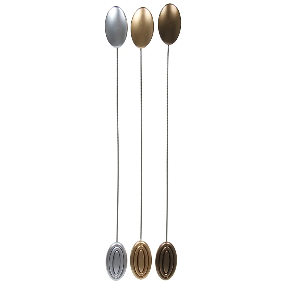 PROVANCE Подхват для штор магнитный 2-сторонний,"Овал", 6х3,5см, 3 цвета - #2