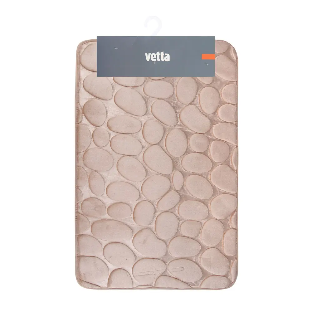 Коврик для ванной комнаты тм VETTA Галька, 50х80см, полиэстер 600г/м2, 3 цвета - #6