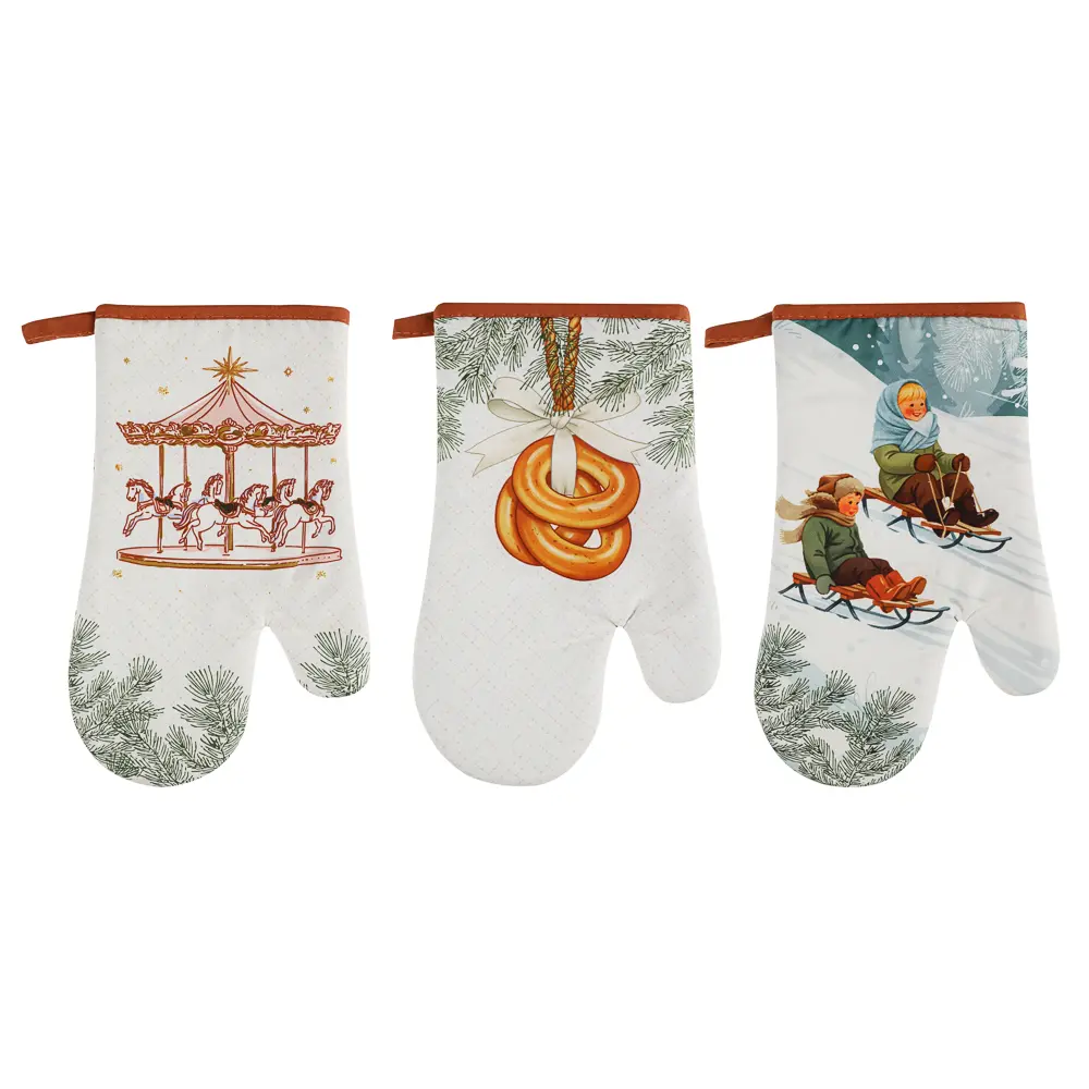 Прихватка-варежка тм PROVANCE Время чудес, 18х28см, 100% хлопок, 3 дизайна - #2