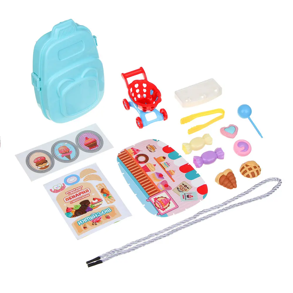 ИГРОЛЕНД Набор игровой в чемодане, мини, PP, ABS, картон, 12х6х18,5 см, 3 дизайна - #6