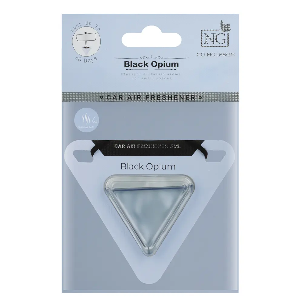 Ароматизатор подвесной тм NEW GALAXY, CRYSTAL 5 мл, Black Opium - #1