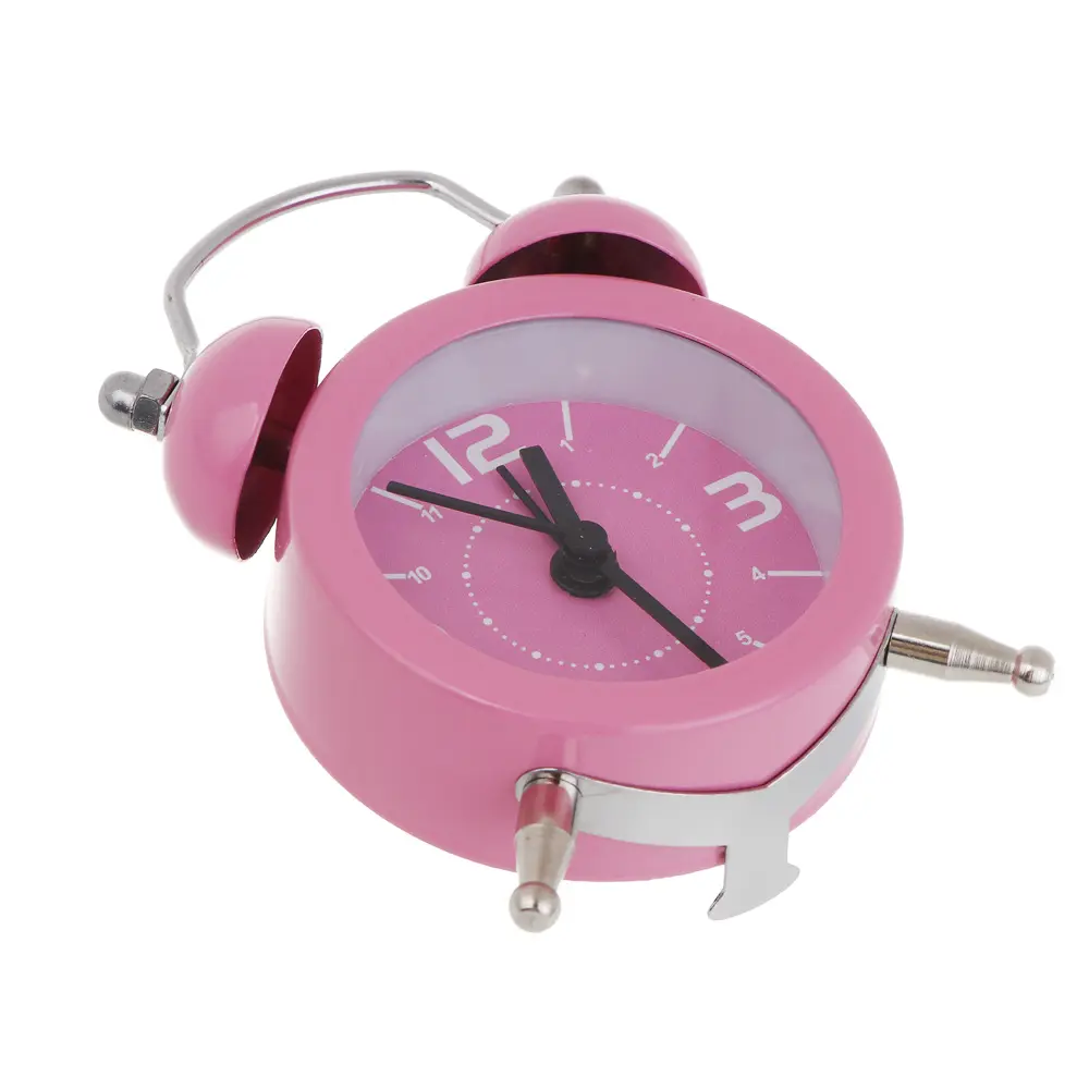 Будильник тм LADECOR CHRONO 5x2,5x7,5 см, пластик, металл, стекло, 1xLR44, 5 видов - #6