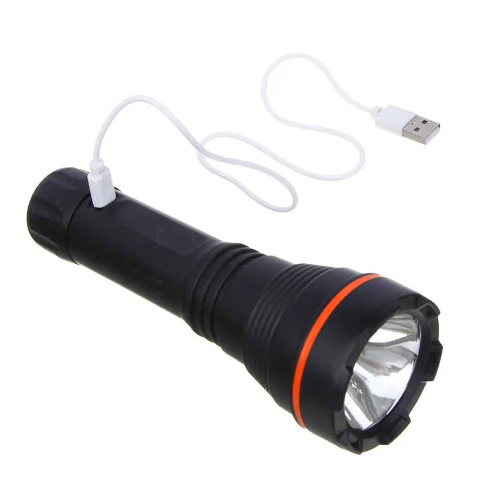 Фонарь рабочий тм ЕРМАК, XPE+7LED, 4 режима, 600мАч, пластик, 165х55х55 мм, зарядка USB - #6