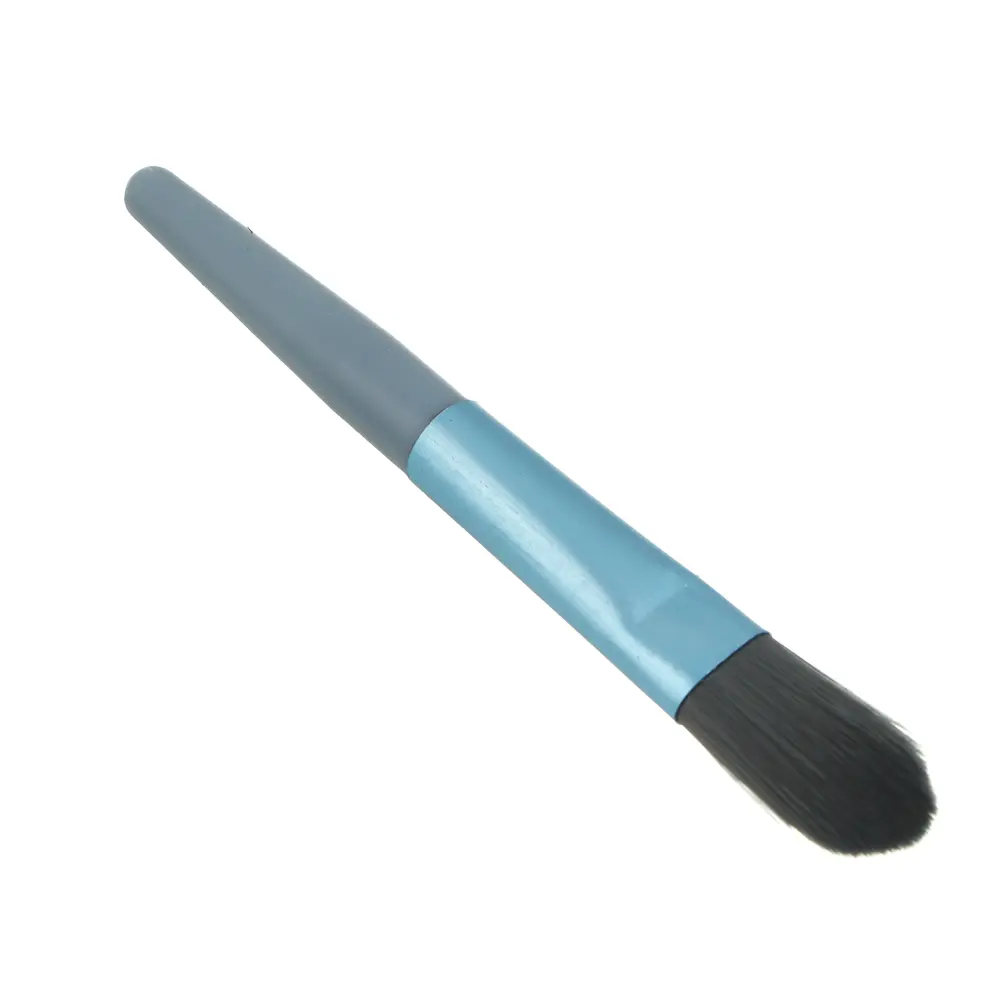 Кисти для визажа 8 шт тм ЮНИLOOK ,пластик, металл, иск.ворс, ПУ, 10,5-12 см, 3 цвета - #4