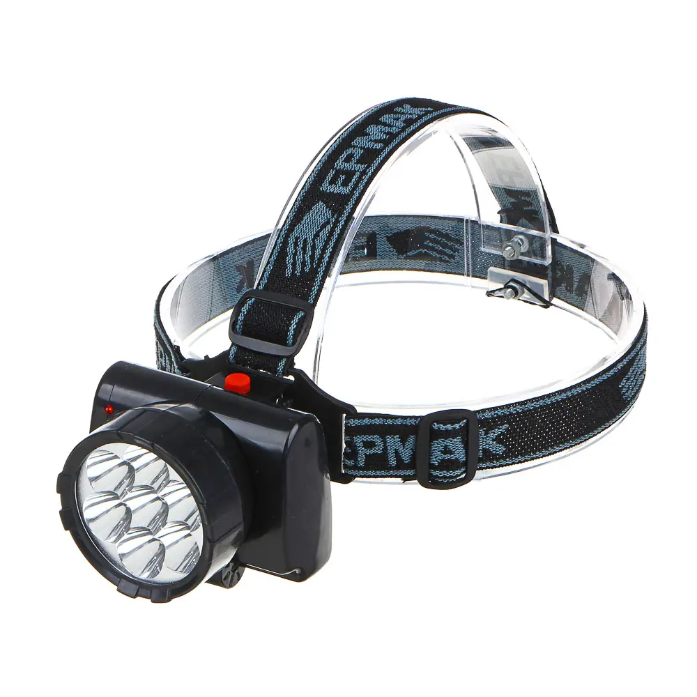 ЕРМАК Фонарь налобный аккумуляторный 7 ярк. LED, шнур 220В, 8,8х7х7,6см - #3