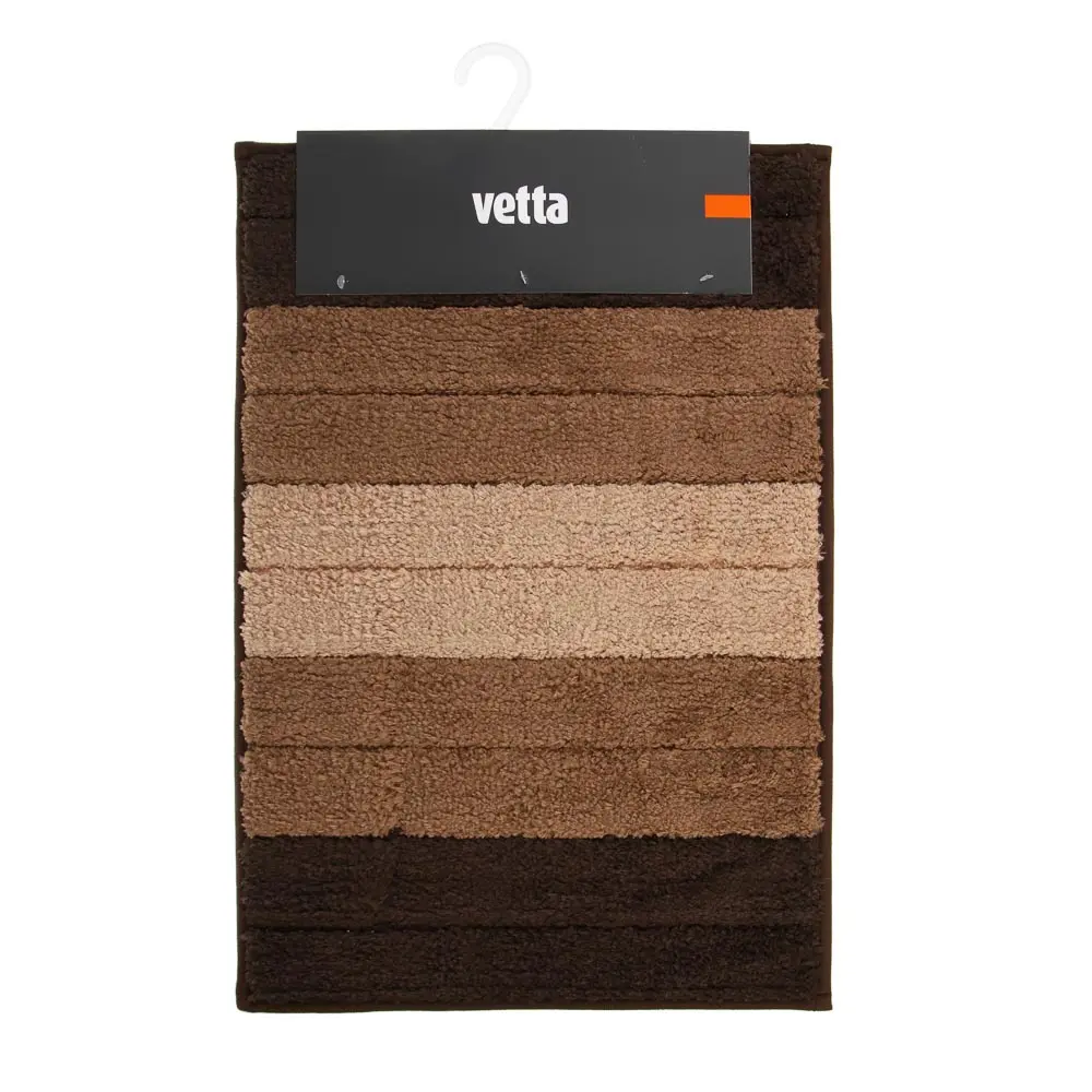 Коврик для ванной комнаты тм VETTA Gradient, микрофибра 600г + TPR 700г, 60x40см, 2 цвета - #5