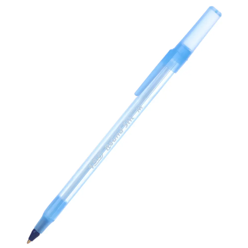 Ручка шариковая BIC синяя "Раунд Стик", наконечник 1,0 мм, пластик, 9345982 - #4