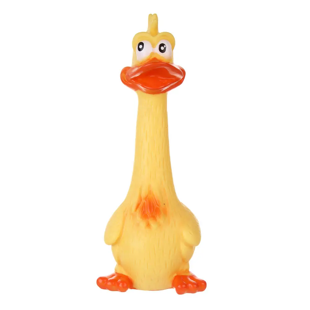 Игрушка для домашних животных тм VETTA, ПВХ, 7,5х17 см, утка - #2