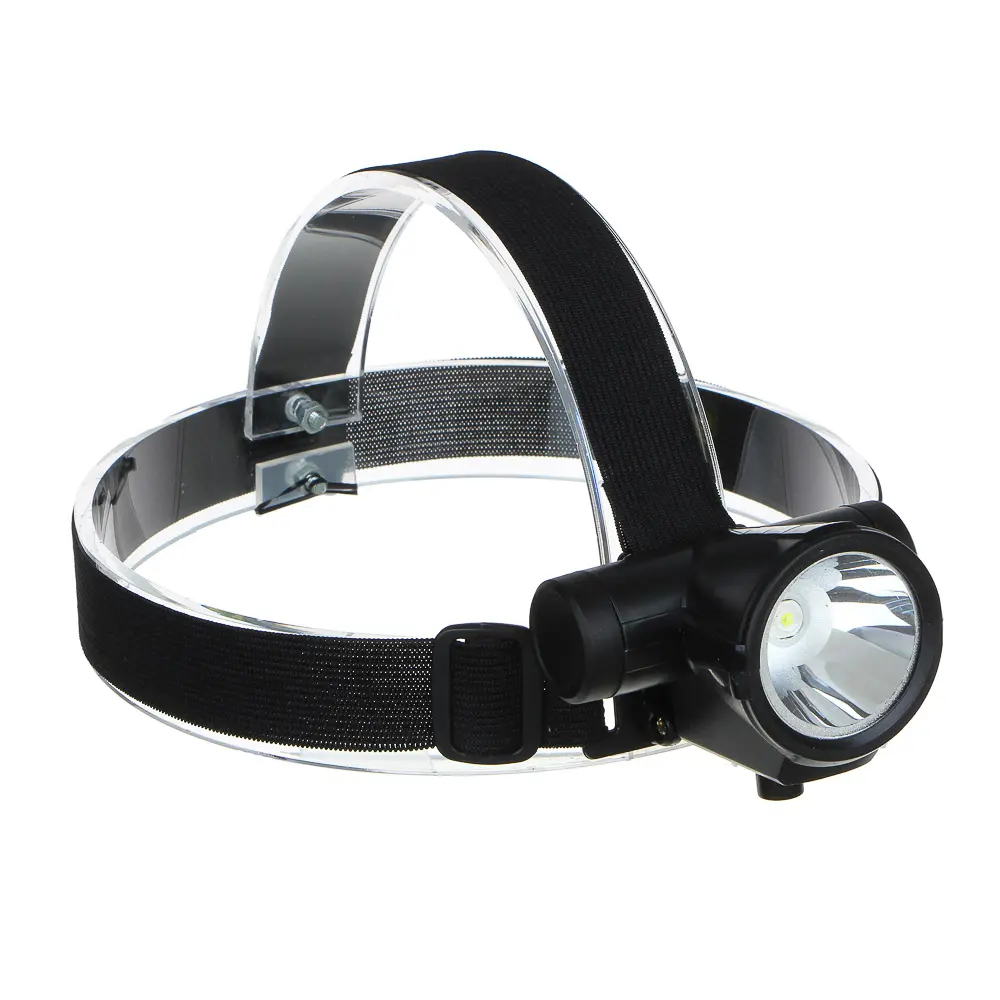 Фонарь налобный тм ЕРМАК, 1 LED, 3 Вт, 8х6х6,2 см, 2 режима, 1200мАч, USB кабель, пластик - #1