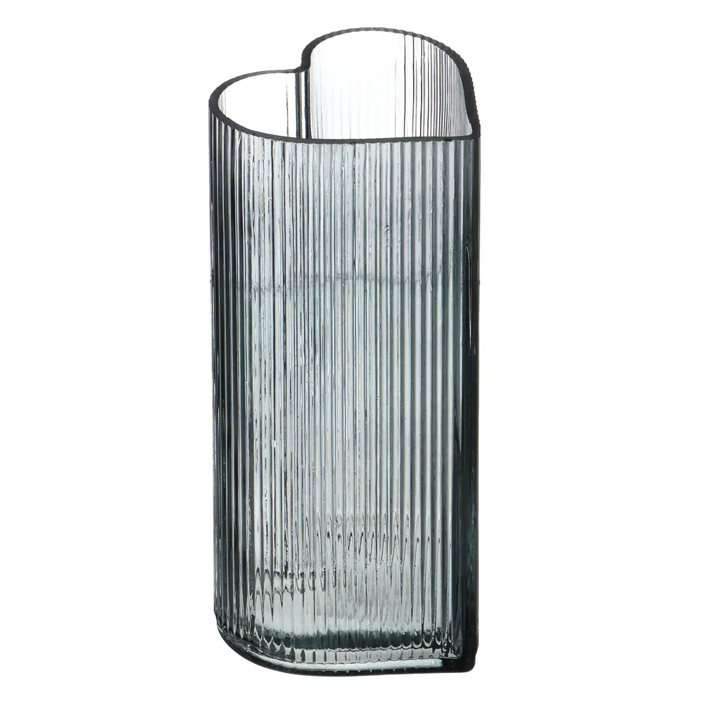 Ваза тм LADECOR "Сердце" 19х8,4 см, стекло - #3
